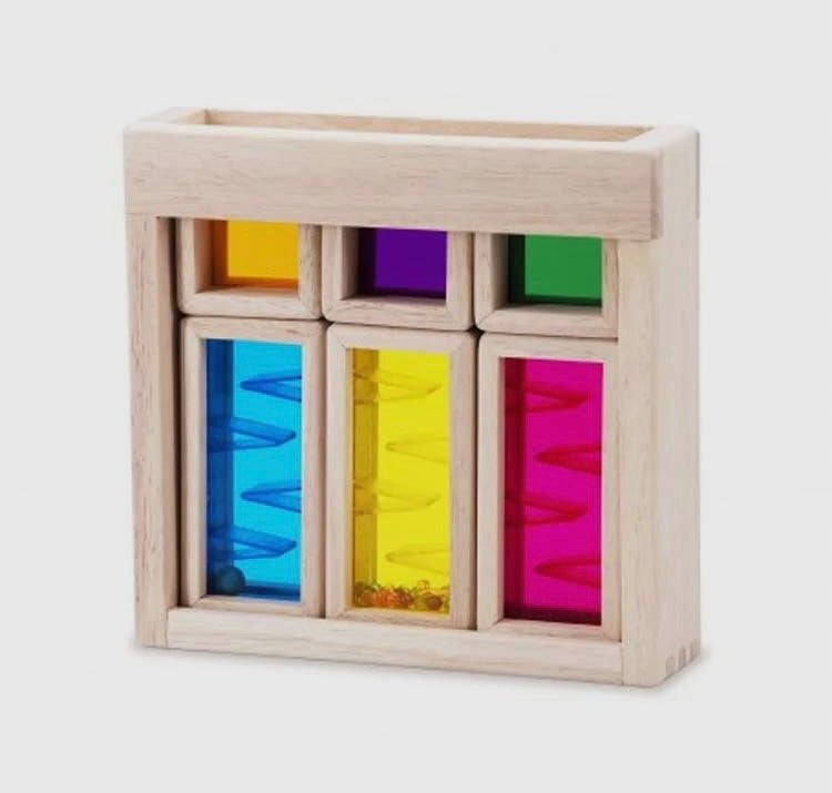 Location 3 blocs de jeux sensoriels translucides aléatoires