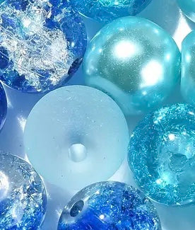 Perles bleues