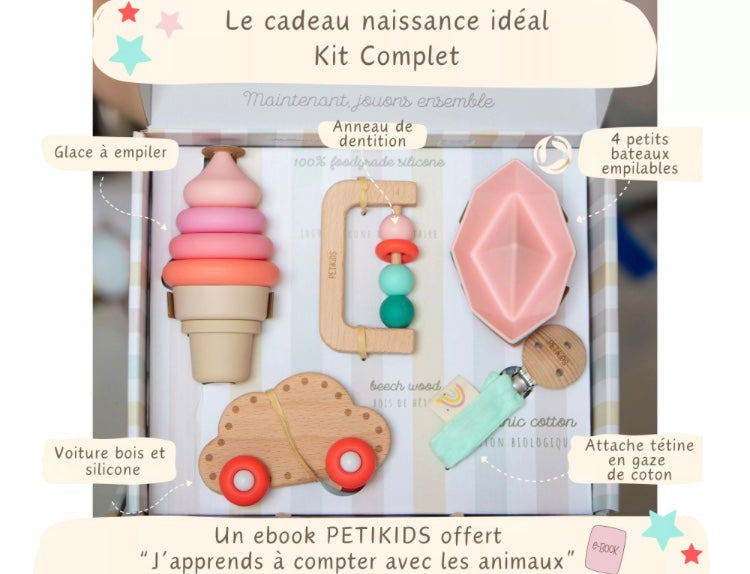Coffret cadeau petitkids pink