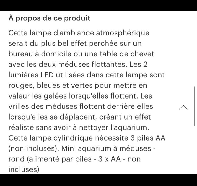 Location lampe à meduses ou lampe à poissons