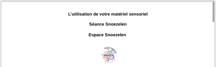 Guide Bien utiliser mon matériel sensoriel en séance snoezelen