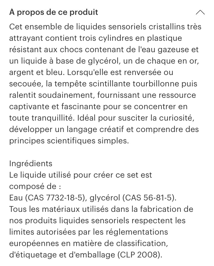 Tempête Paillettée Sensorielle