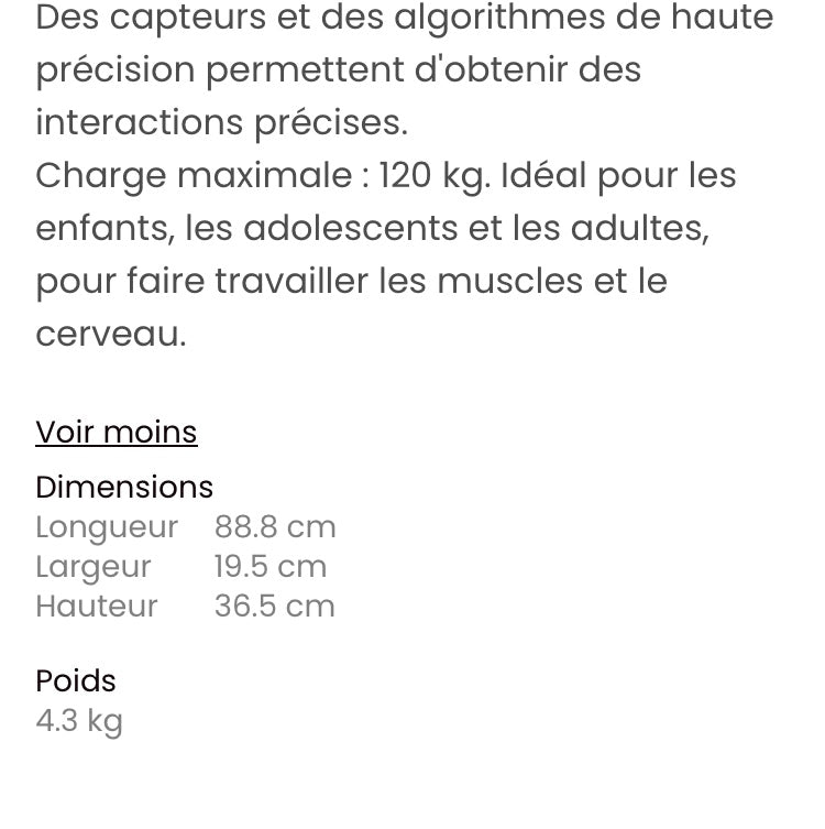 Planche d’équilibre interactive sensorielle