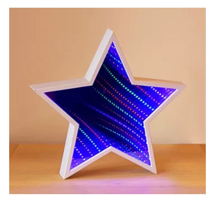 Miroir infini étoile