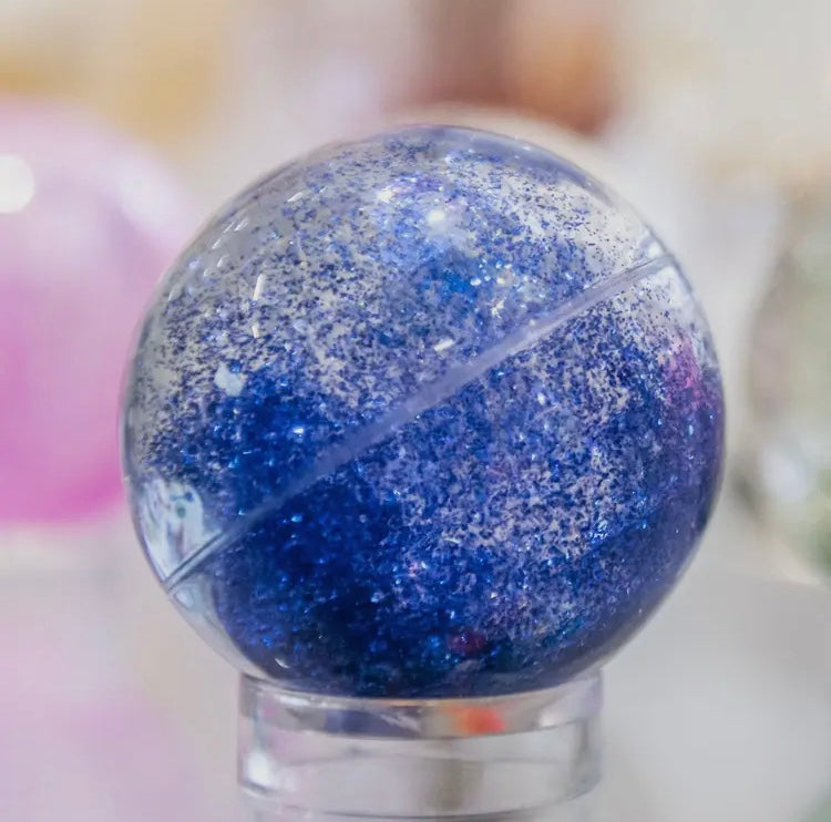 7 Balles Sensorielles à paillettes