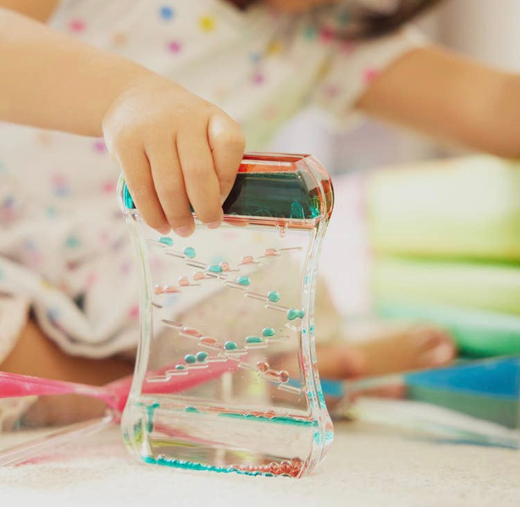 Kit de 3 sabliers sensoriel à perles