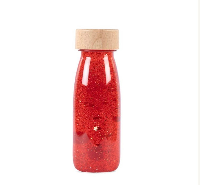 Bouteille sensorielle Petit Boum rouge
