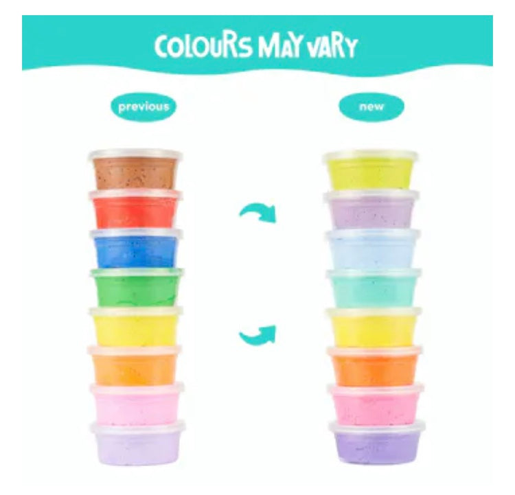 24 pots de mastic rebondissants