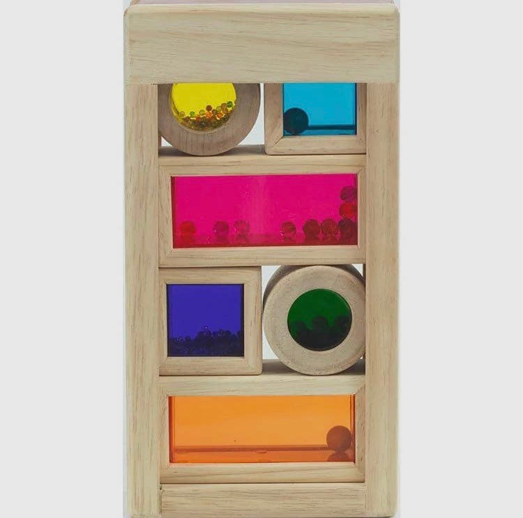 Blocs sonores rainbow translucides