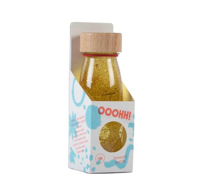 Bouteille sensorielle Petit Boum Dorée