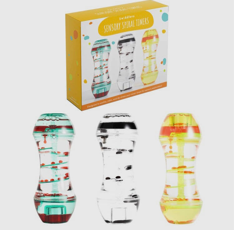 Kit de 3 Sabliers liquides à perles
