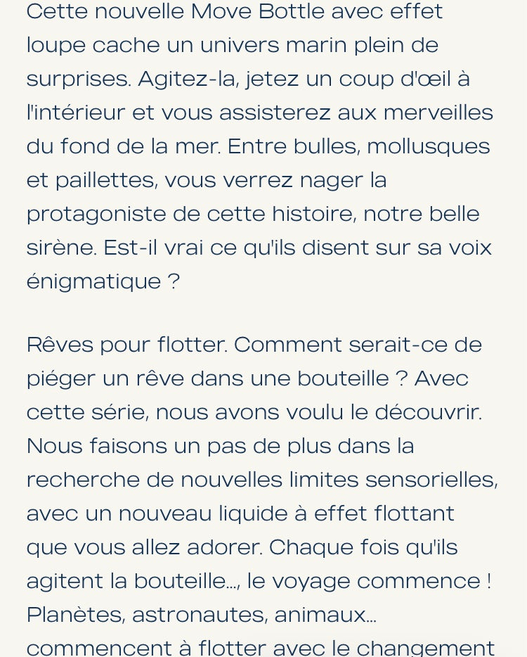 Bouteille sensorielle Petit Boum sirène