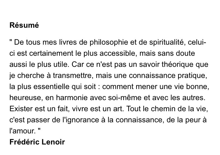 Livre: Le petit traité de vie intérieure