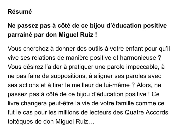 Livre: Les quatres accords tolteques