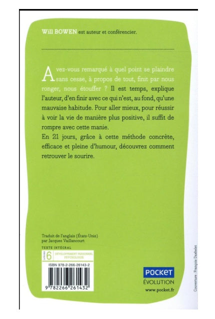 Livre: 21 jours sans se plaindre