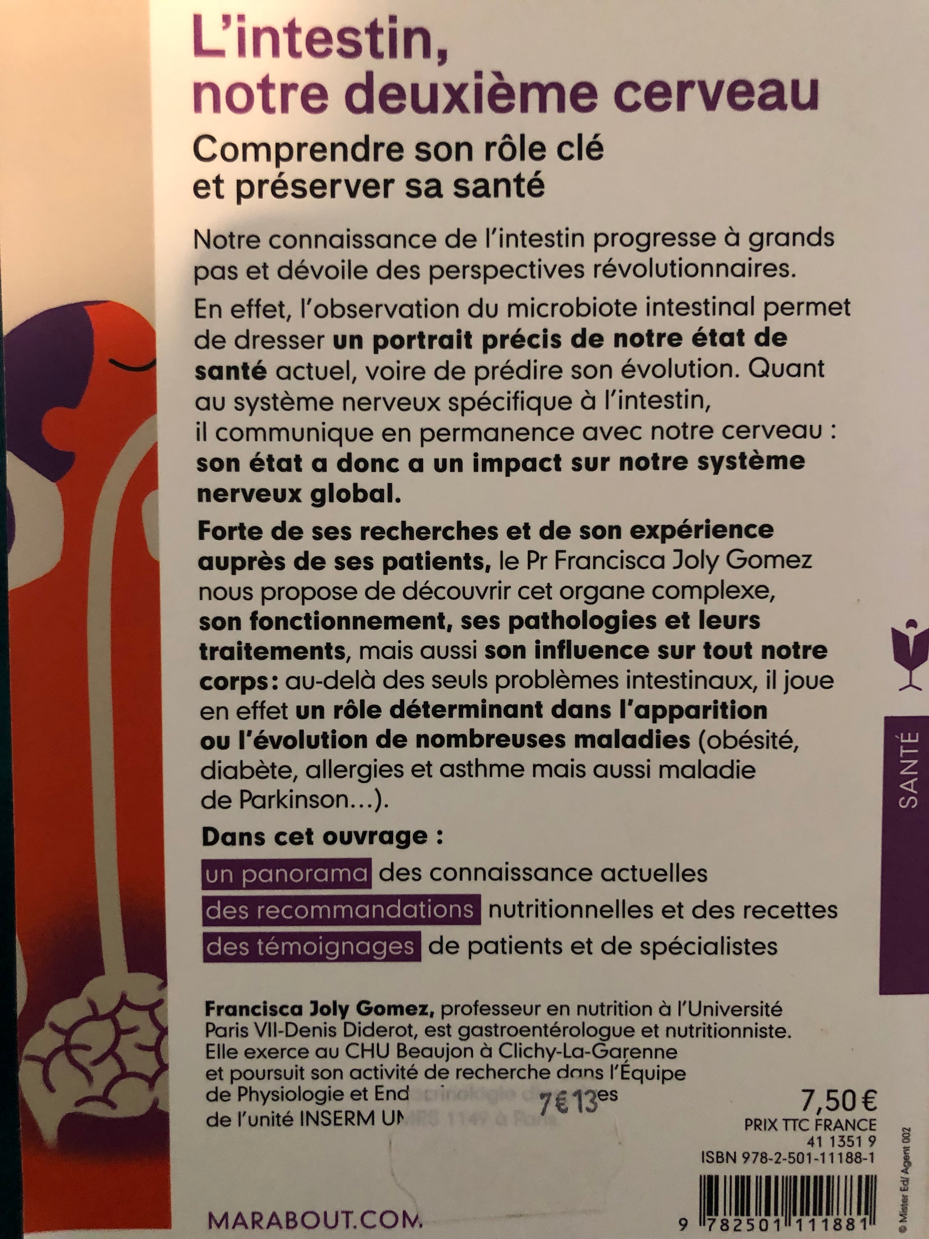 Livre: L’intestin, notre deuxième cerveau.