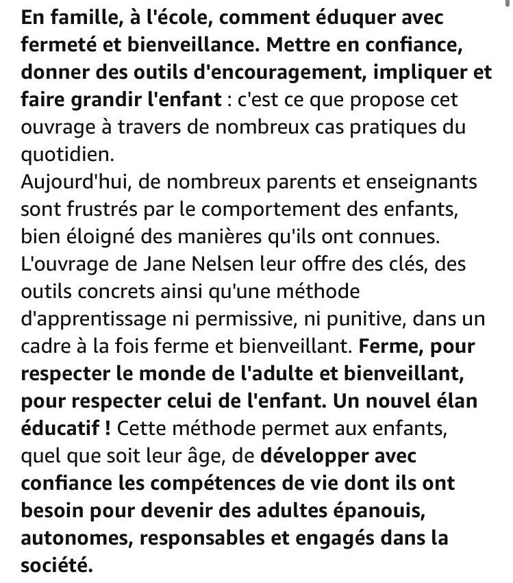 Livre: La discipline positive