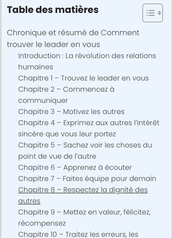 Livre: Comment trouver le leader en vous