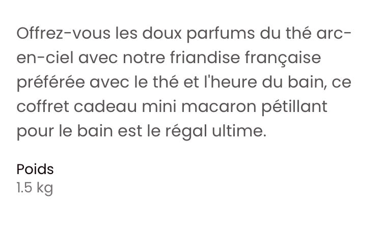Coffret bain macaron