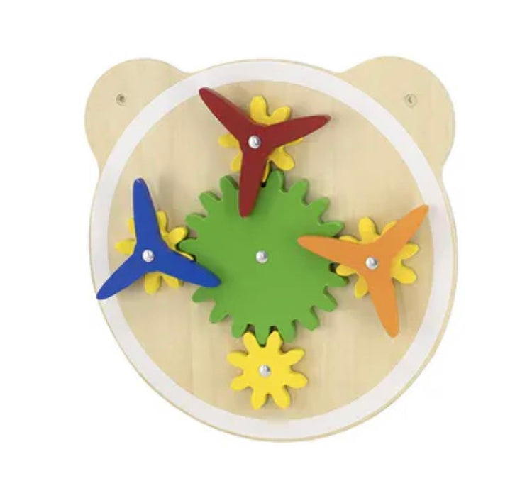 Ours mural sensoriel à vents tournants