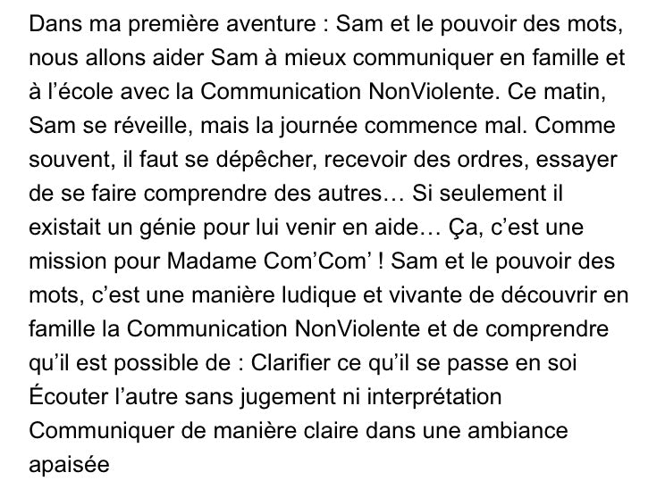 Livre: Sam et le pouvoir des mots