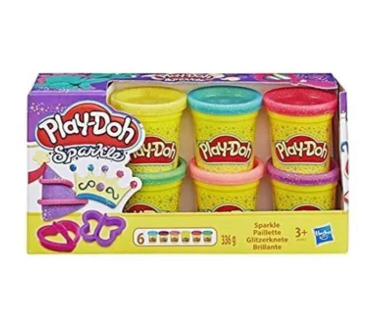 Coffret 65 pots de pâte a modeler sensorielle playdoh