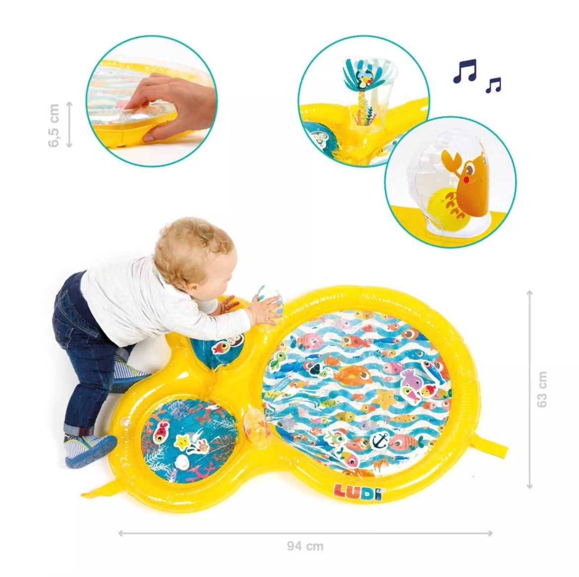 Tapis d’eau Sensoriel Bébé