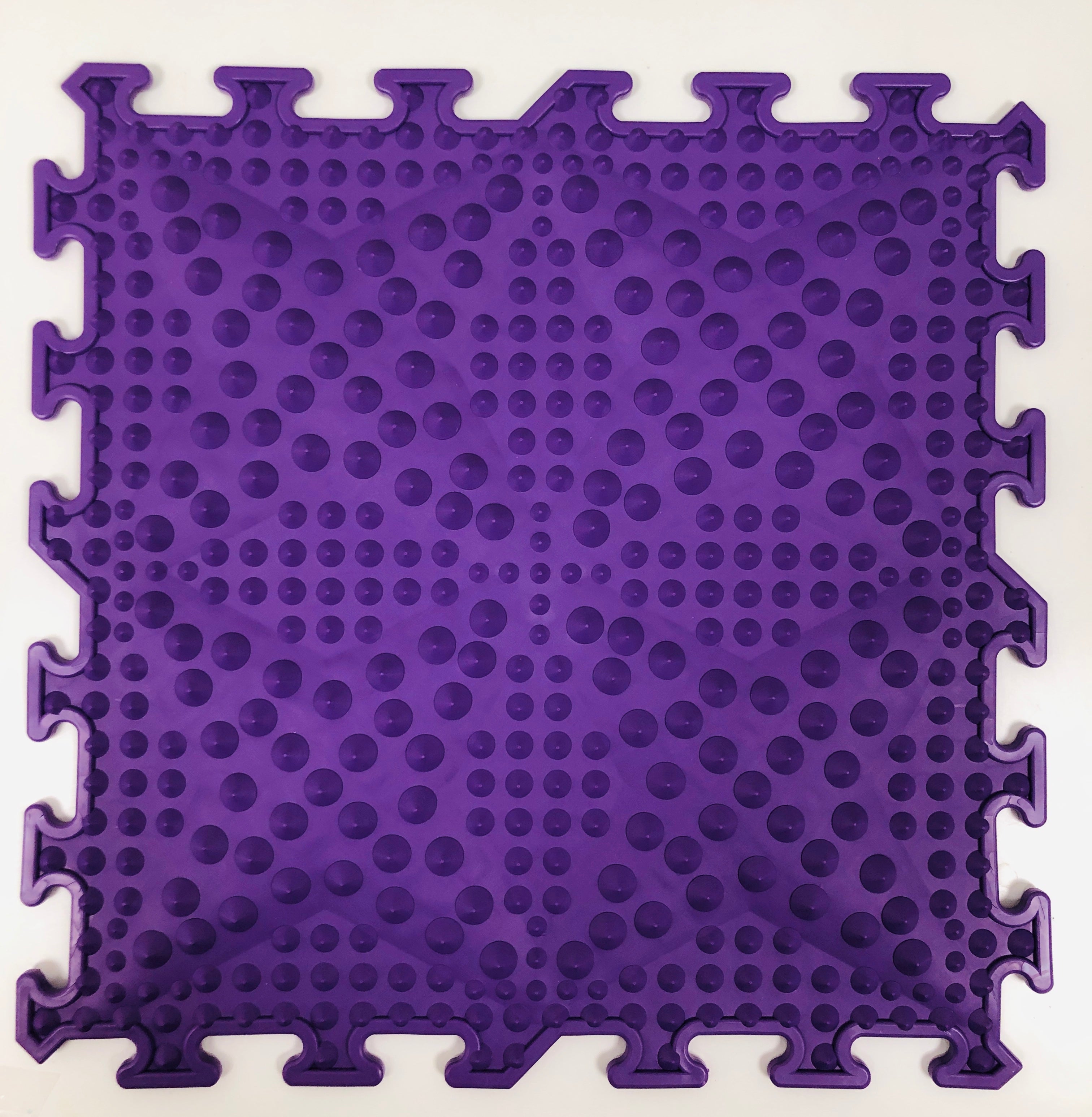 Tapis texturé violet