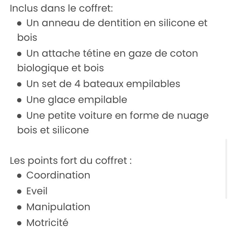 Coffret cadeau petitkids pink