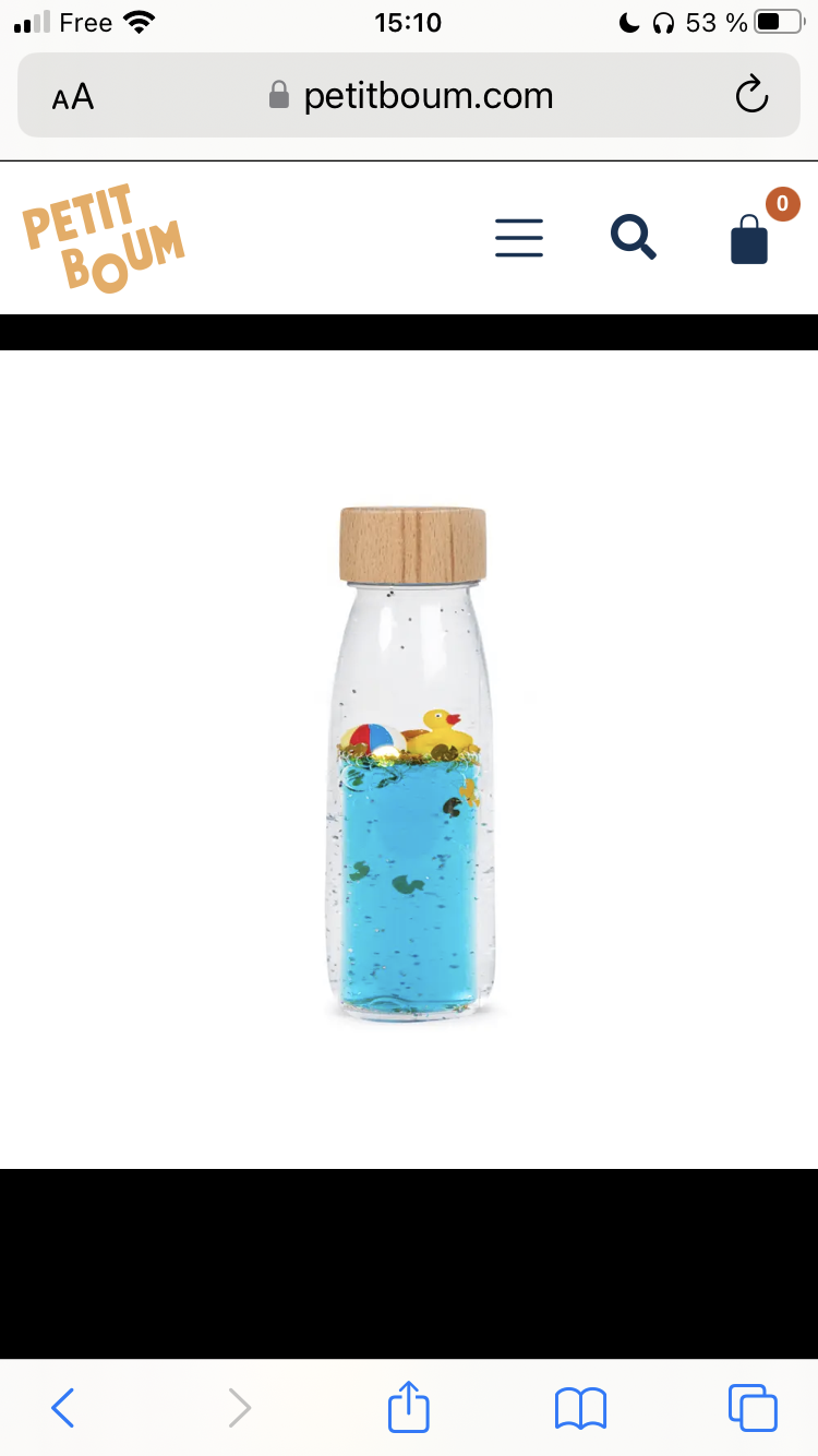 Bouteille sensorielle Petit Boum Duck