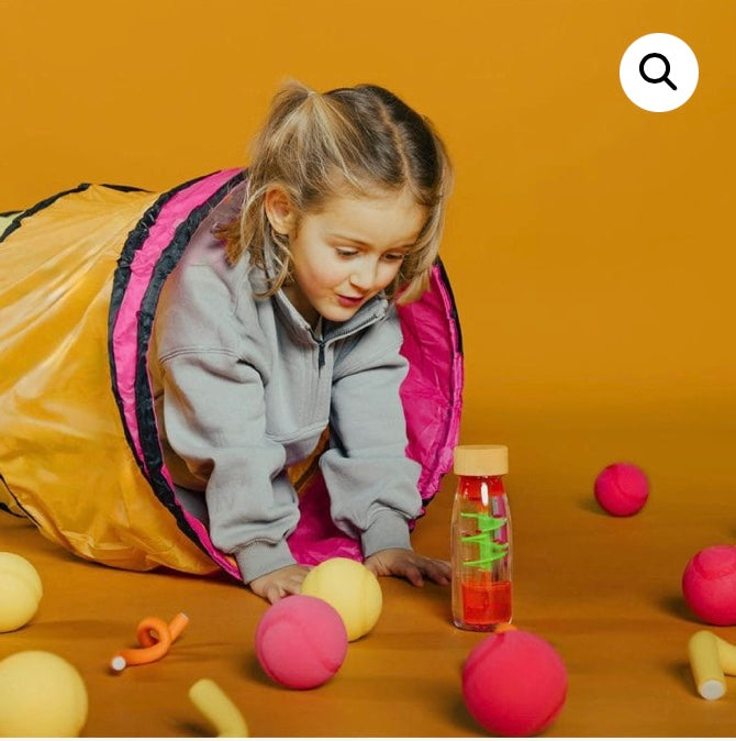 Bouteille sensorielle Petit Boum sablier