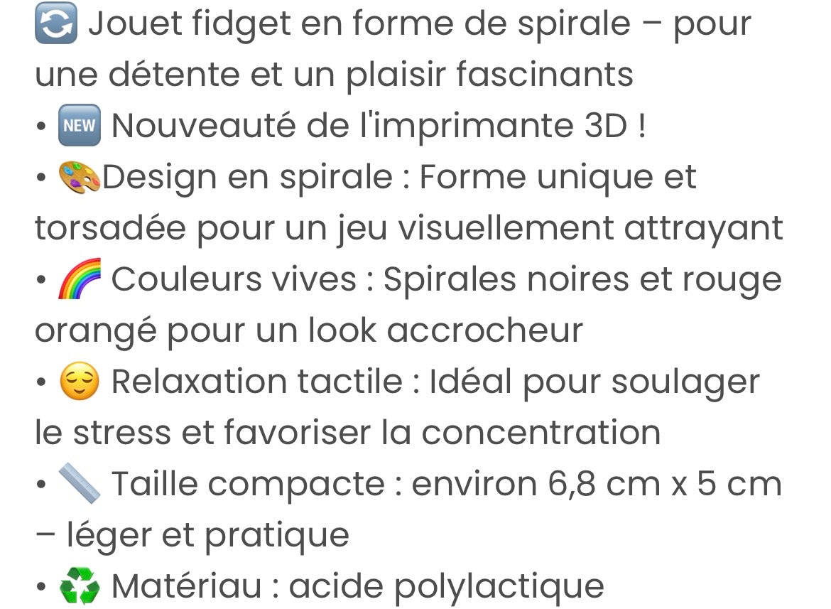 Fidget spirale