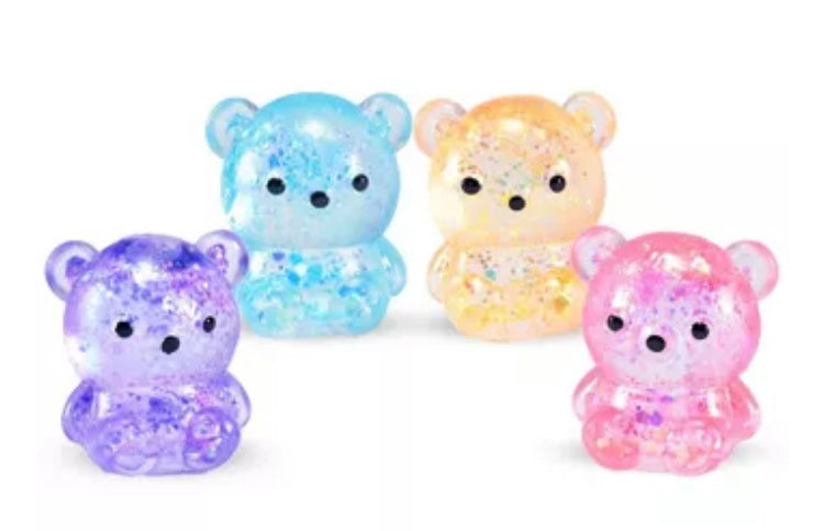 Ourson pailleté anti stress Sucre