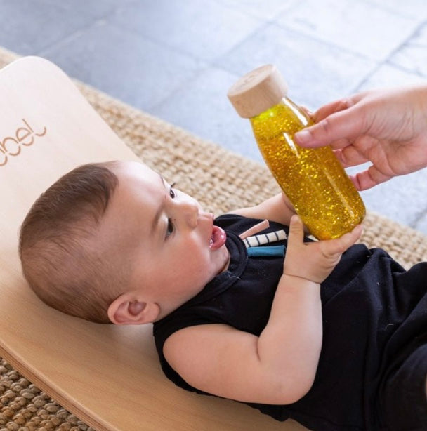 Bouteille sensorielle Petit Boum Jaune
