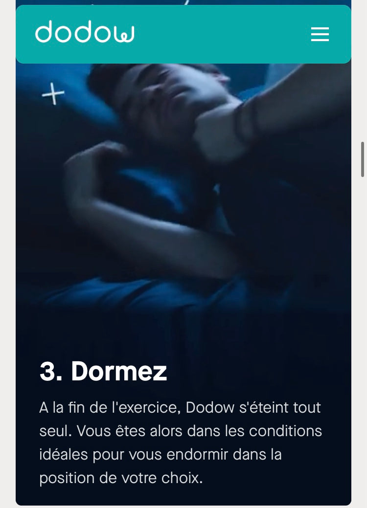 Dodow régulateur de sommeil