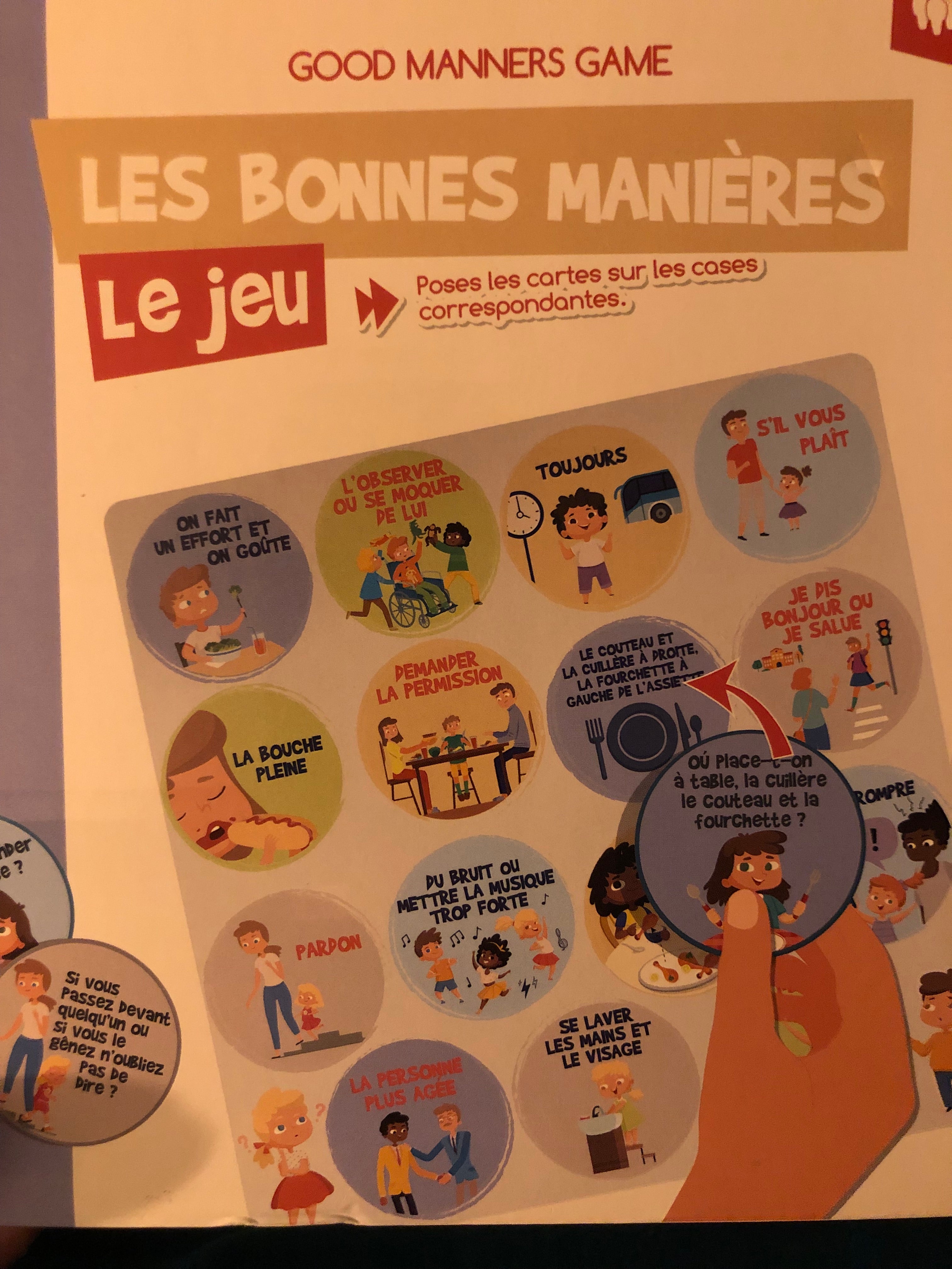 Jeu des bonnes manières