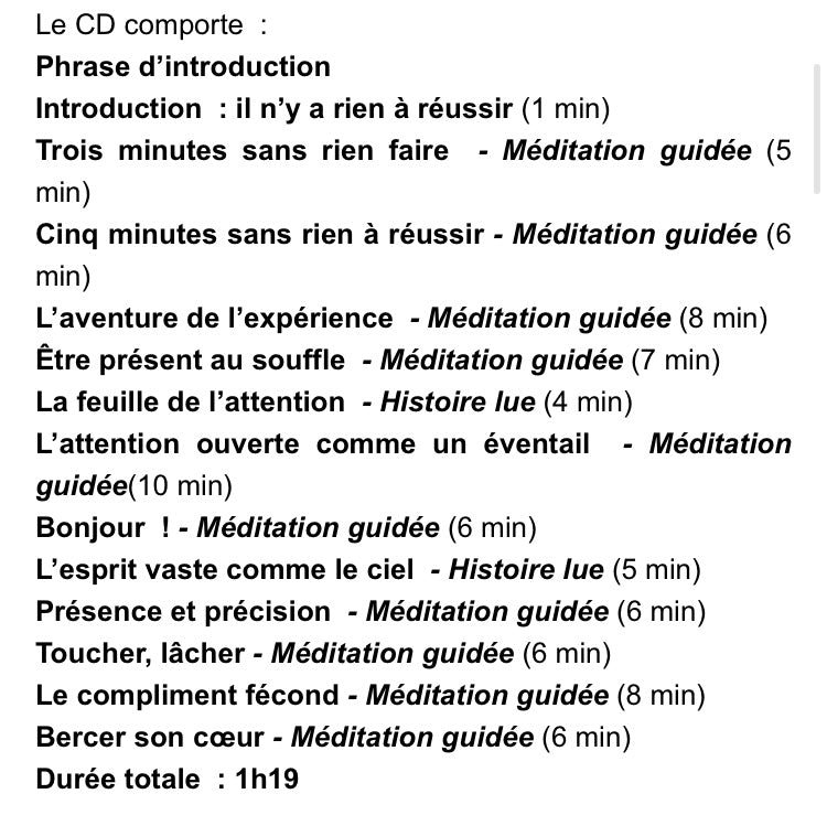 Livre: Mediter avec les enfants