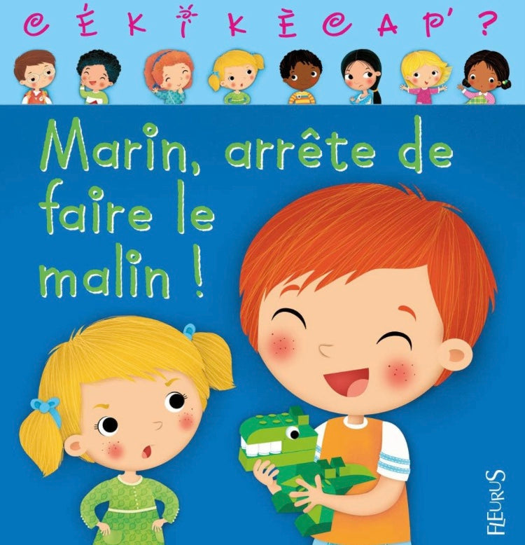 Livre: Marin arrète de faire le malin